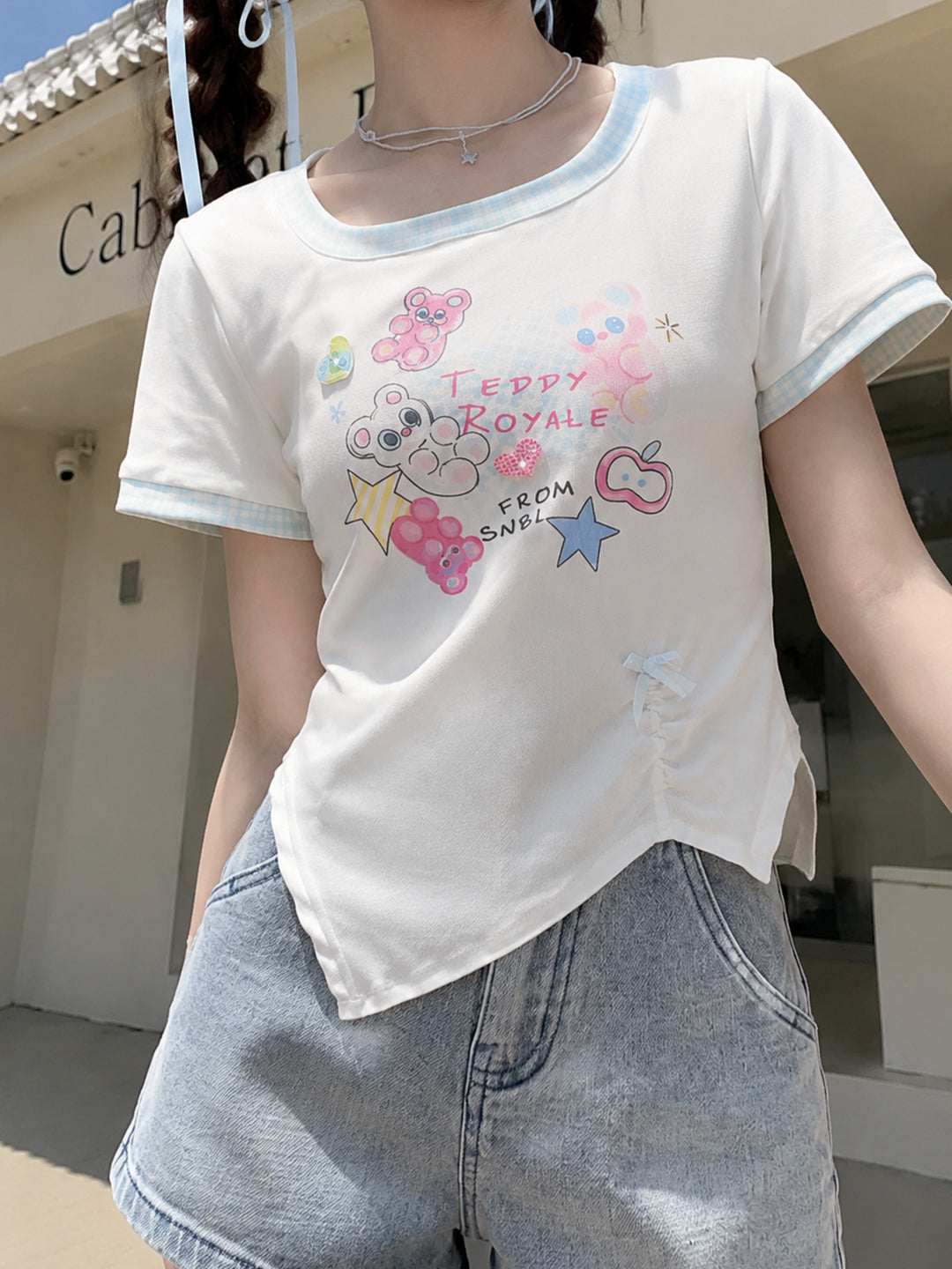 Teddy Royale Ringer Top-Tops-ntbhshop