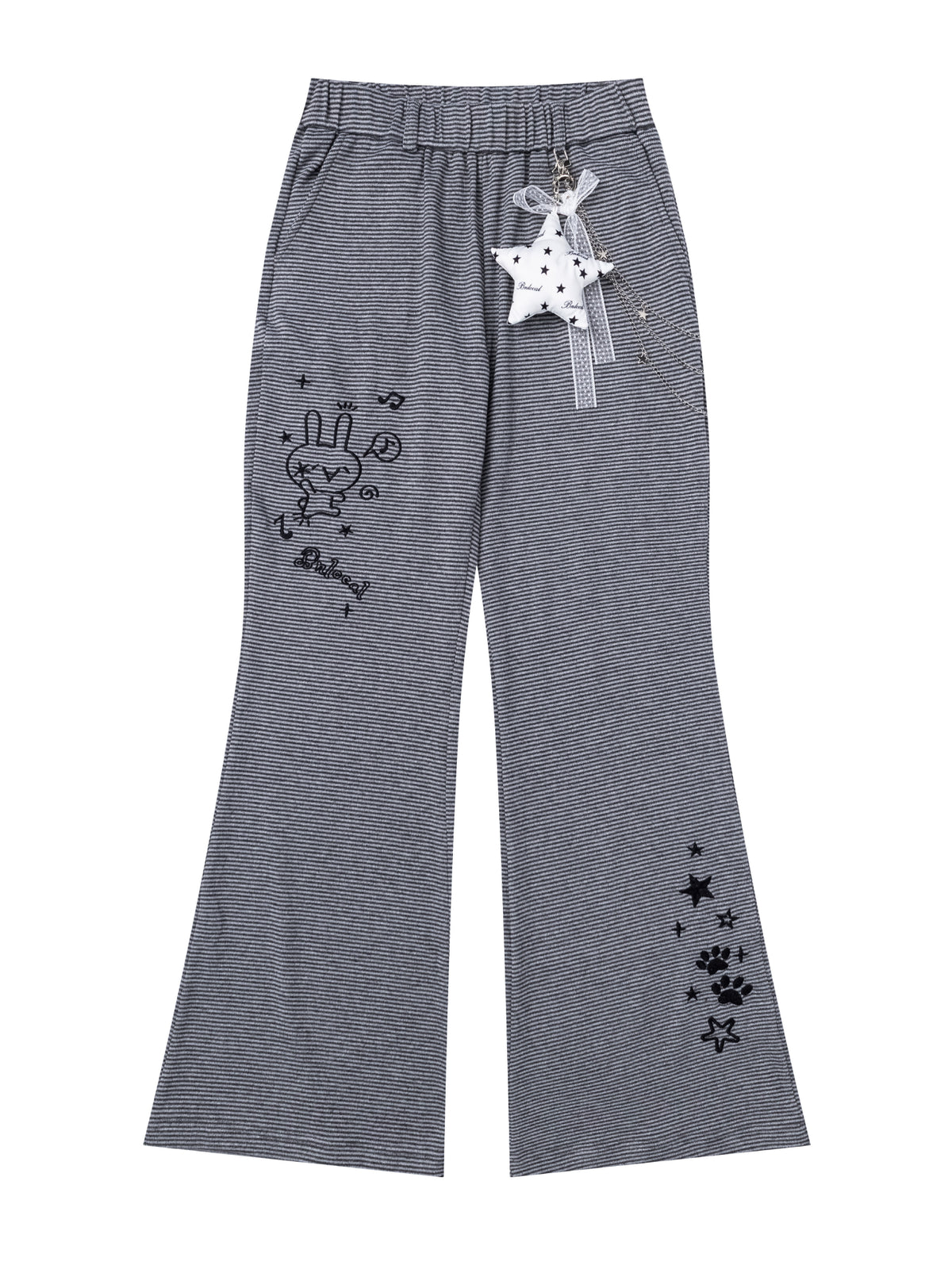Stargirl Charm Flare Pants-Bottoms-ntbhshop