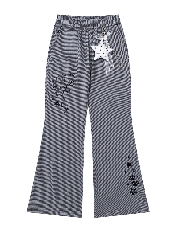 Stargirl Charm Flare Pants-Bottoms-ntbhshop
