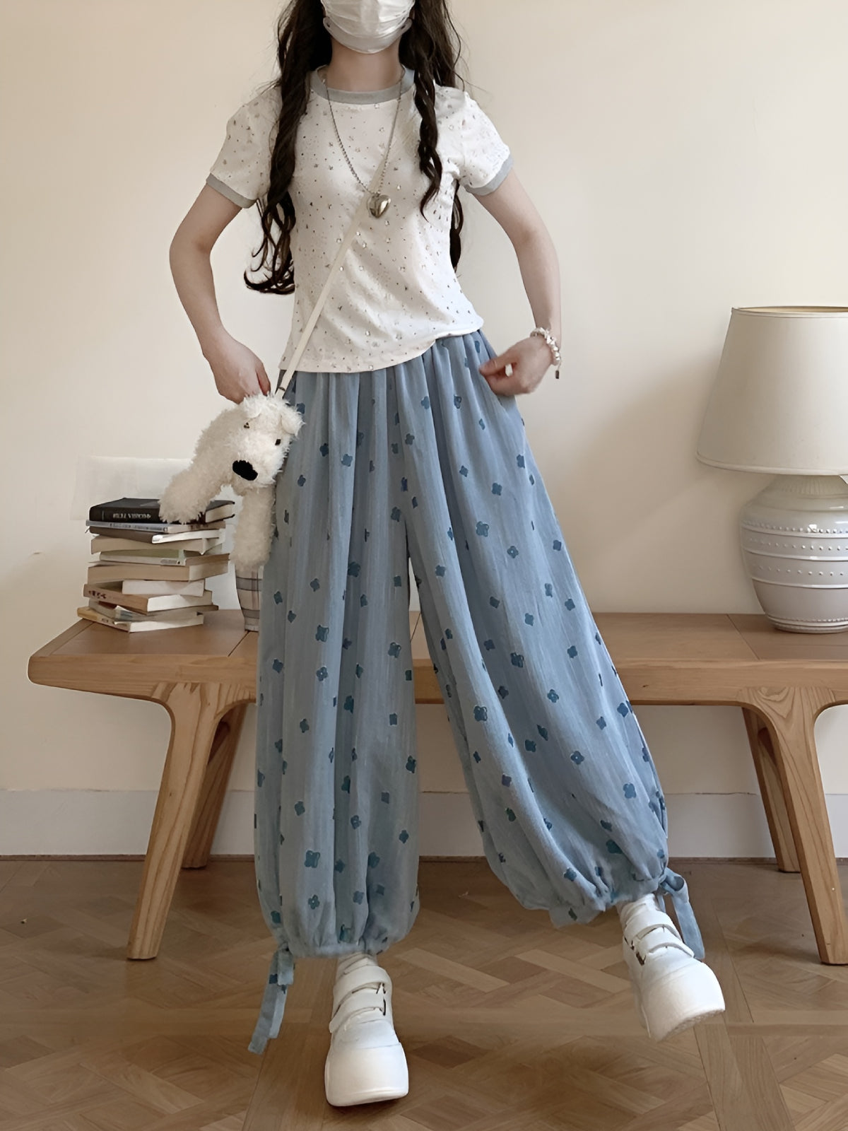 Clover Mist Bubble Pants-Bottoms-ntbhshop