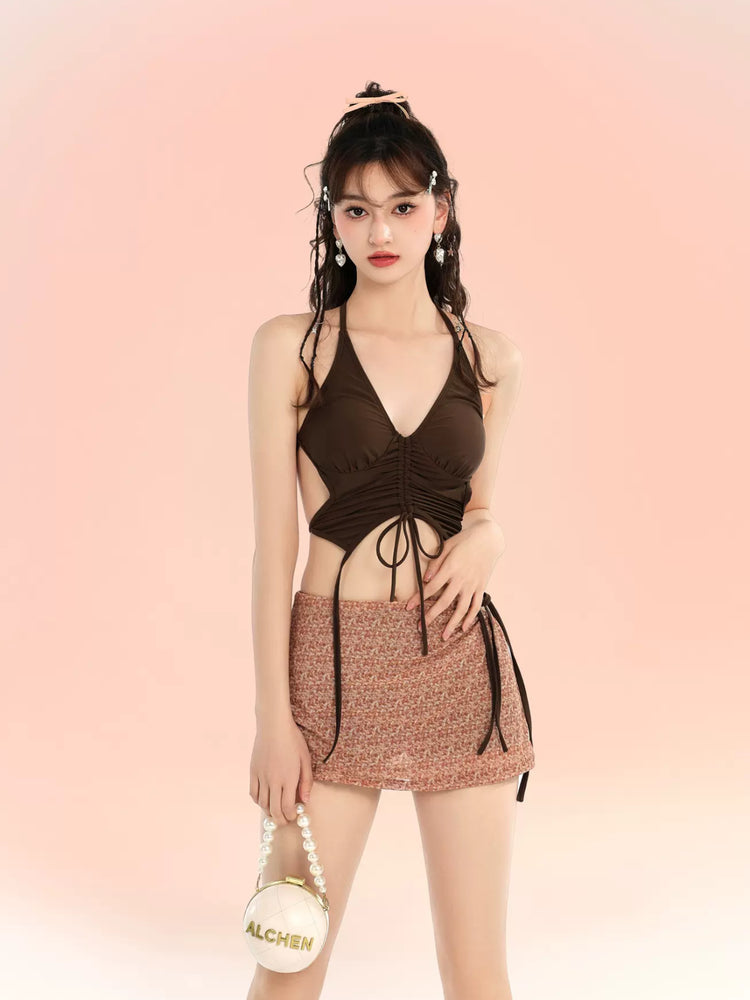 Beach Babe Backless Split Swimsuit-ntbhshop