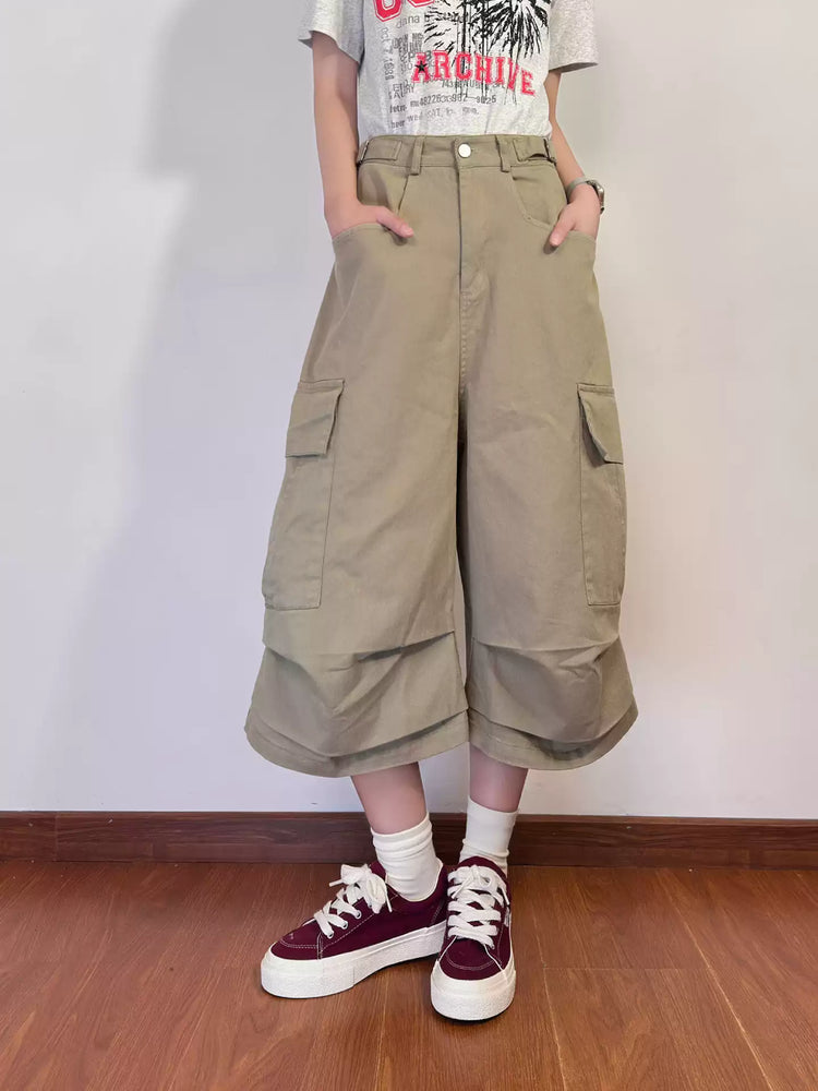 Corner Store Utility Culottes-Bottoms-ntbhshop