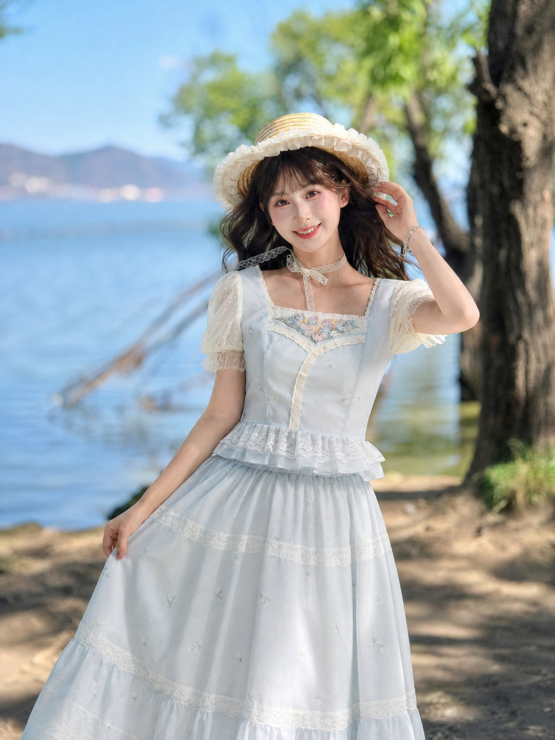 Morning Dew Peplum Blouse-Tops-ntbhshop