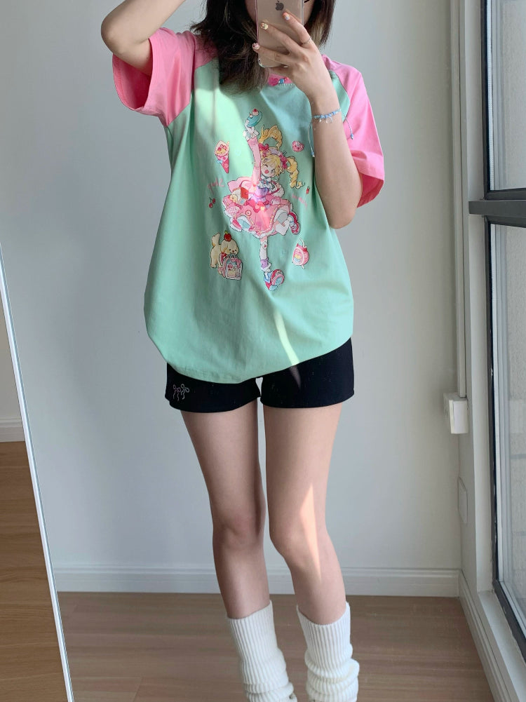 Pudding Princess Raglan Tee-ntbhshop