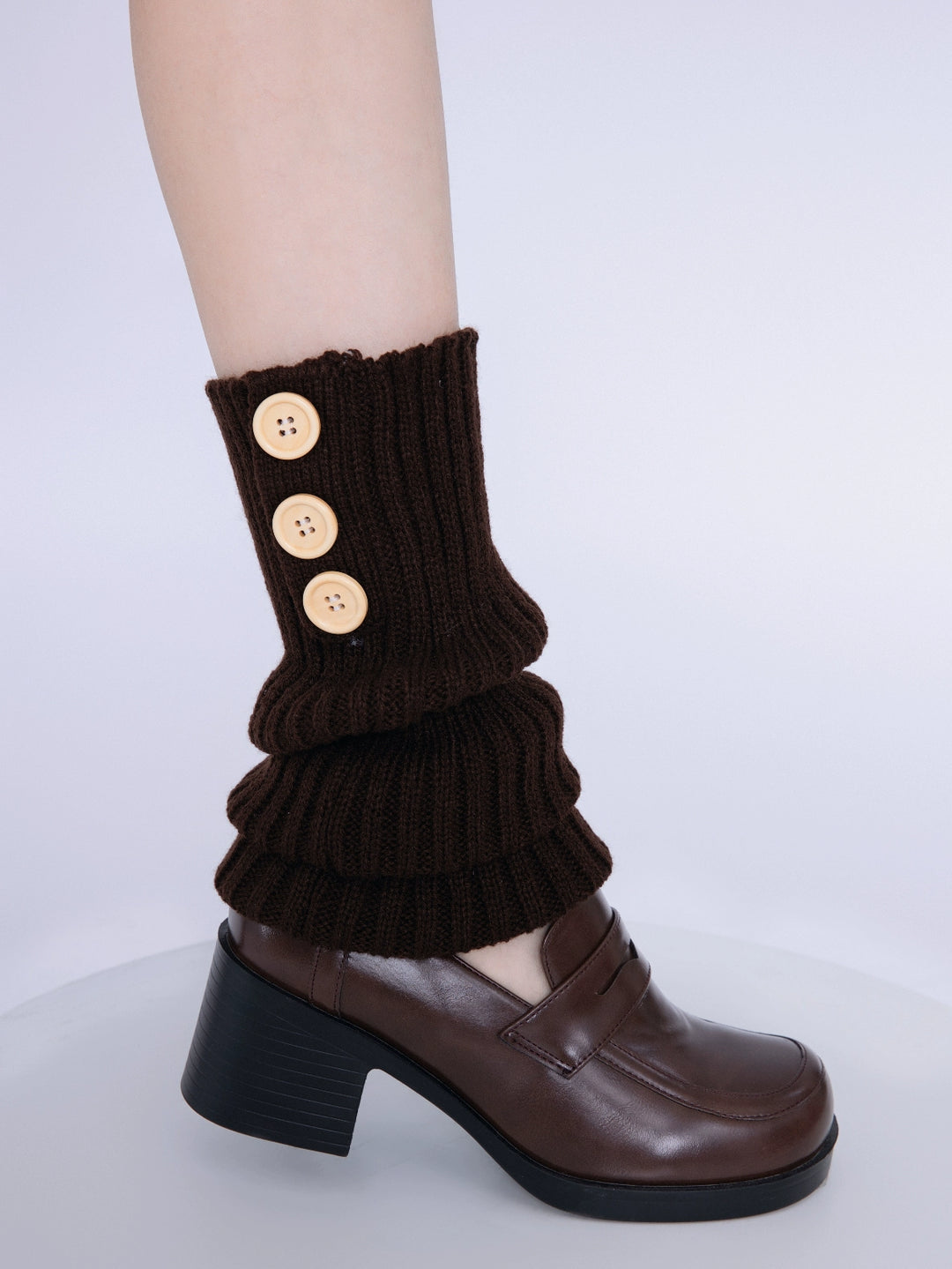 Button Charm Leg Warmers-ntbhshop