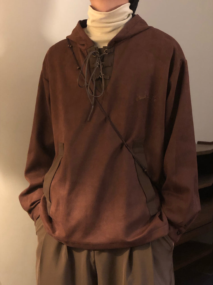 Coffee Wanderer Suede Unisex Hoodie-ntbhshop