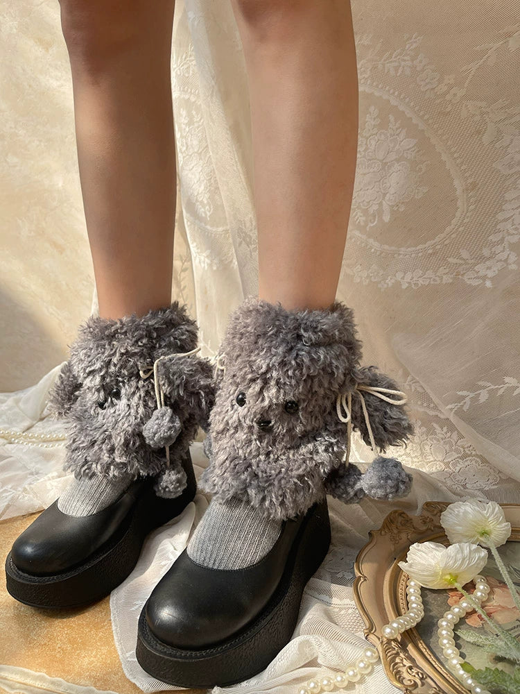 Fluffy Puppy Leg Warmers-ntbhshop