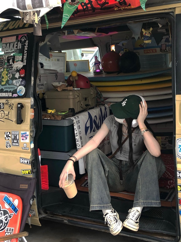 Dopamine Girl Love Necklace Crop Tops-ntbhshop