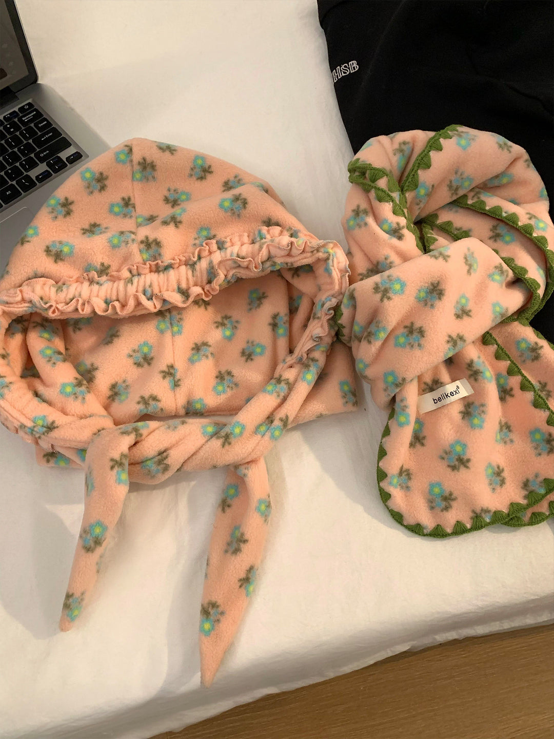 Blush Garden Winter Hood Scarves-ntbhshop