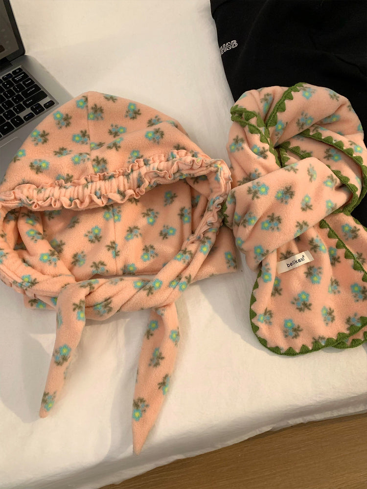 Blush Garden Winter Hood Scarves-ntbhshop