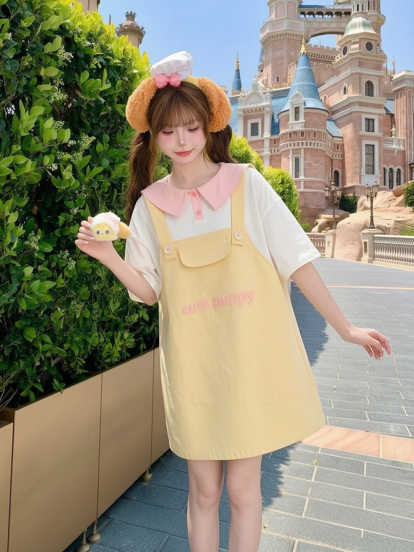 Puppy Honey Cotton Dress-Dresses-ntbhshop