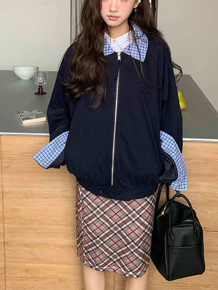 Autumn Varsity Patchwork Jackets-ntbhshop