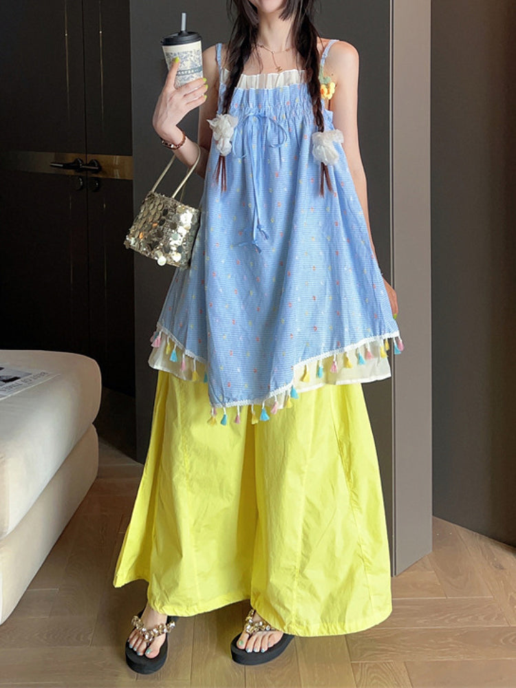 Candy Pop Fringe Boho Dresses-Dresses-ntbhshop