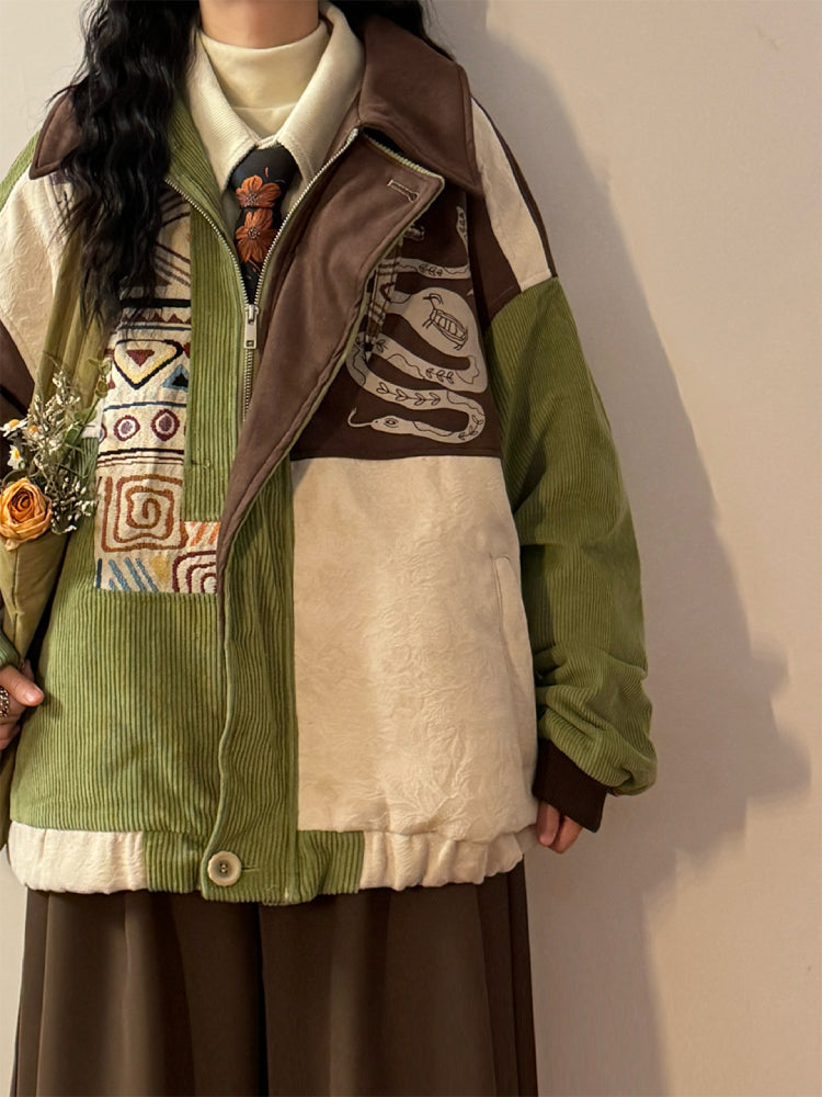 Nomad Trail Corduroy Suede Patch Jacket-ntbhshop