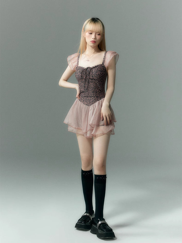 Glamourous Leopard One Piece Swimsuit-ntbhshop