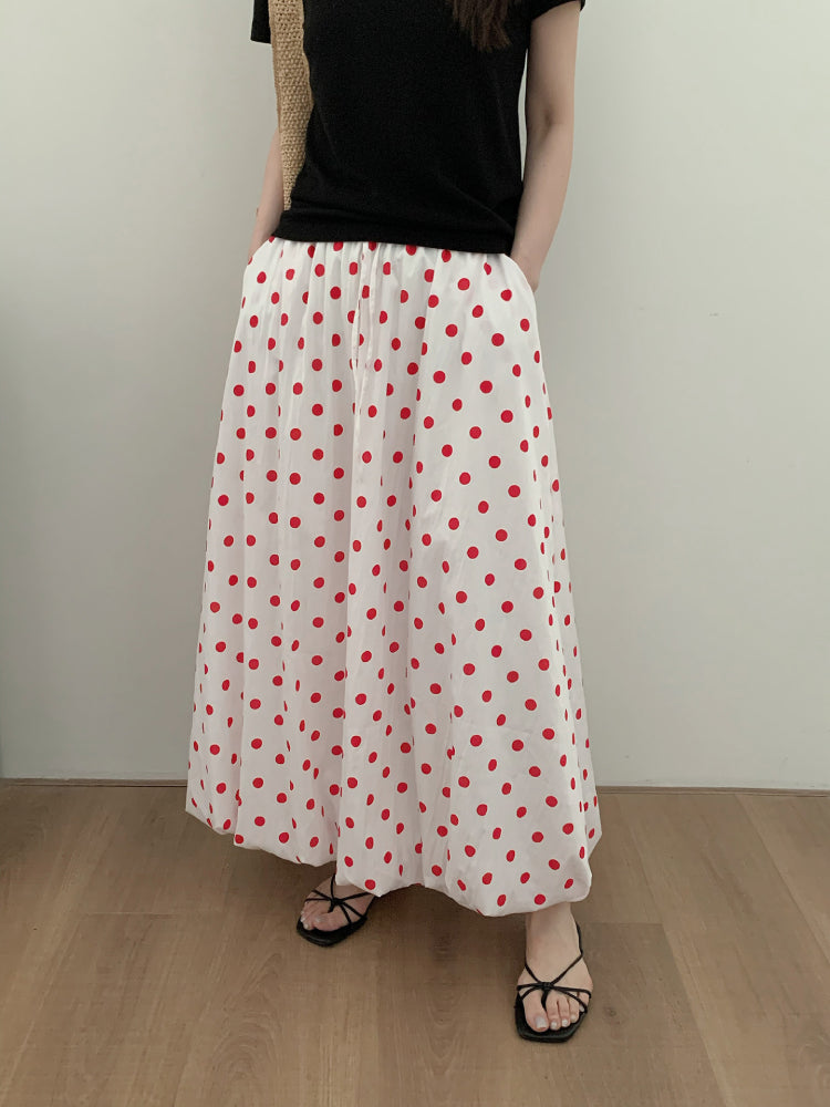 Polka Puff Circus Bubble Skirt-ntbhshop