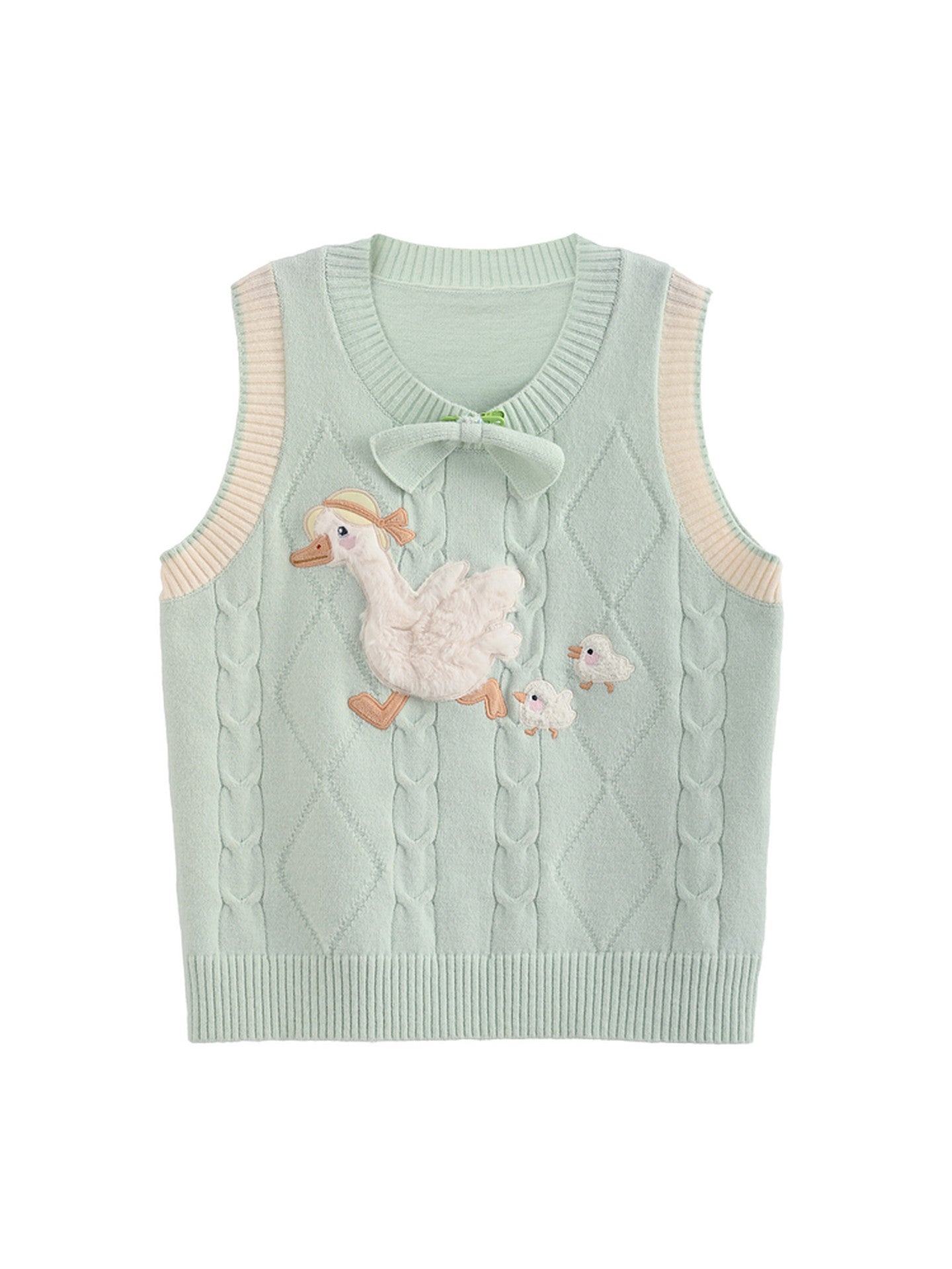 Mrs. Goose Knit Vest-Outerwear-ntbhshop