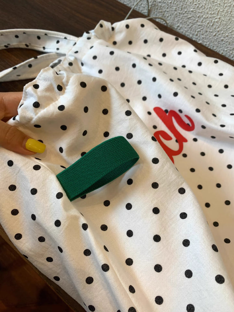 Cottage Dot Dream Drawstring Tote-ntbhshop