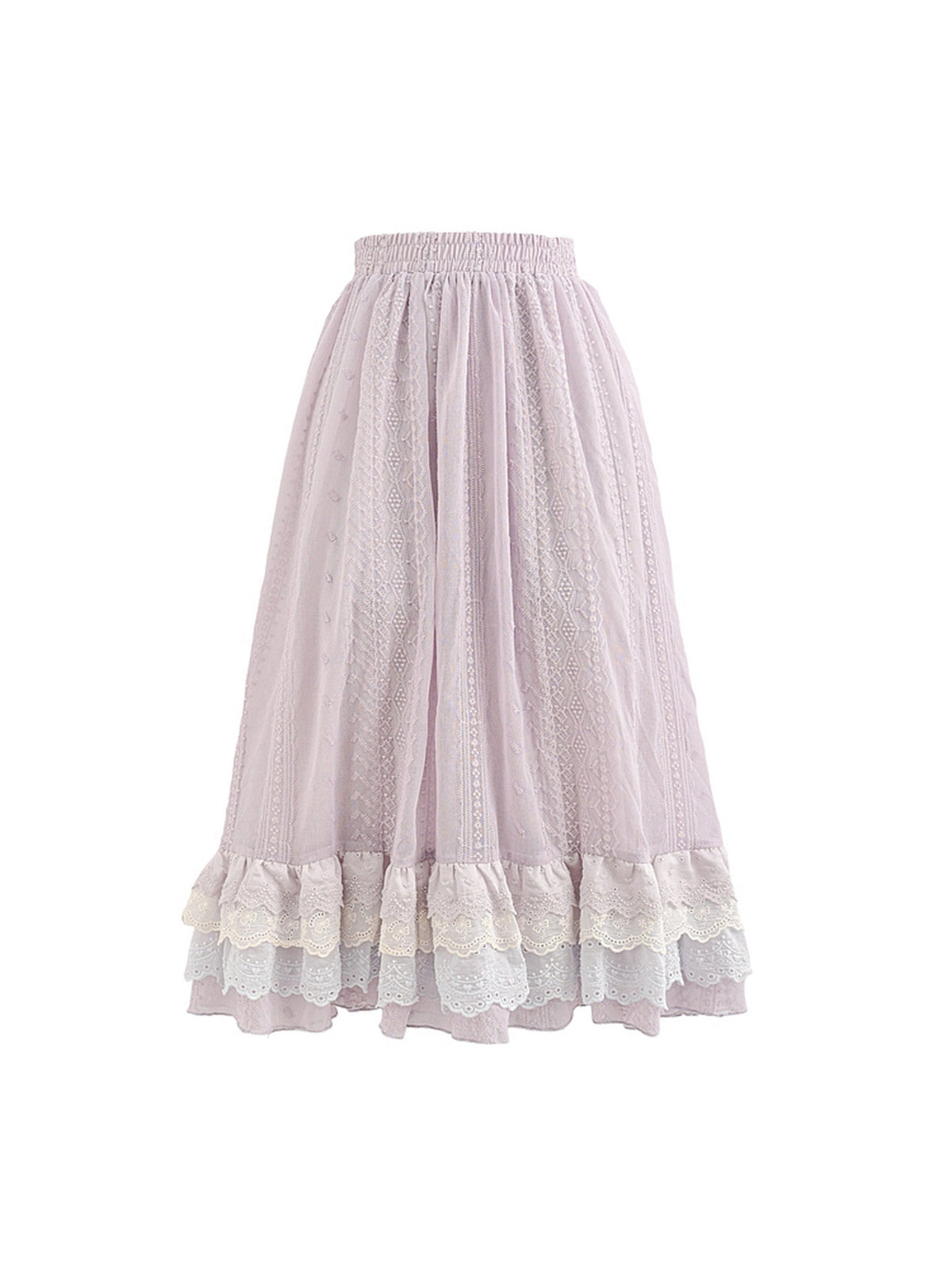 Lavender Dream Layer Skirt-Bottoms-ntbhshop