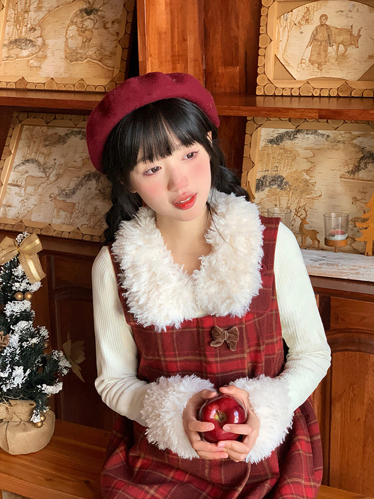 Frosty Fluff Cloud Collar Knit Top-ntbhshop