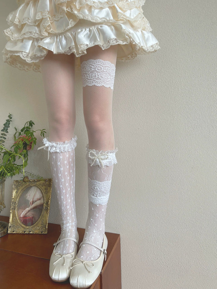 Angels Tea Party Lace Socks Set-ntbhshop