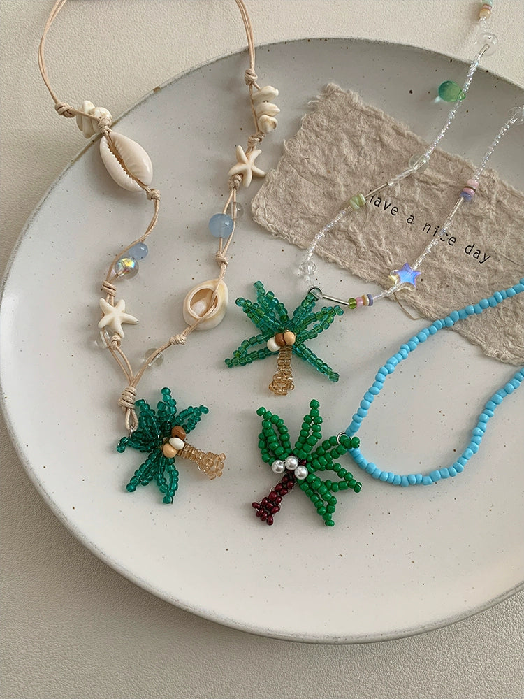 Tropical Tides Beaded Clavicle Necklaces-ntbhshop