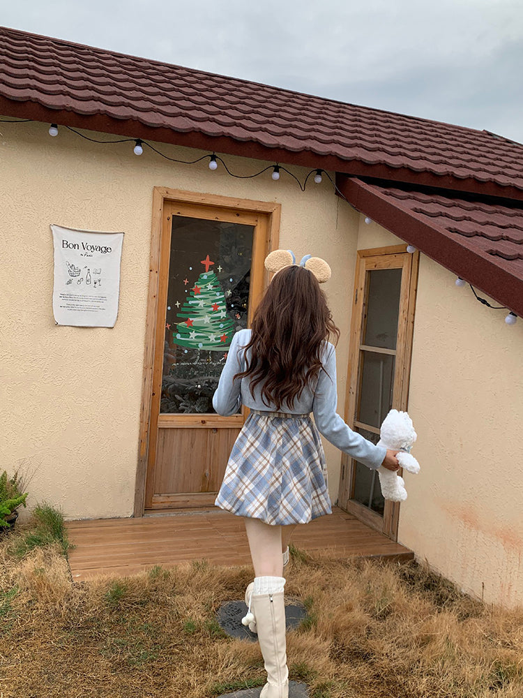 Mocha Bear Crop Jackets & Dresses-ntbhshop