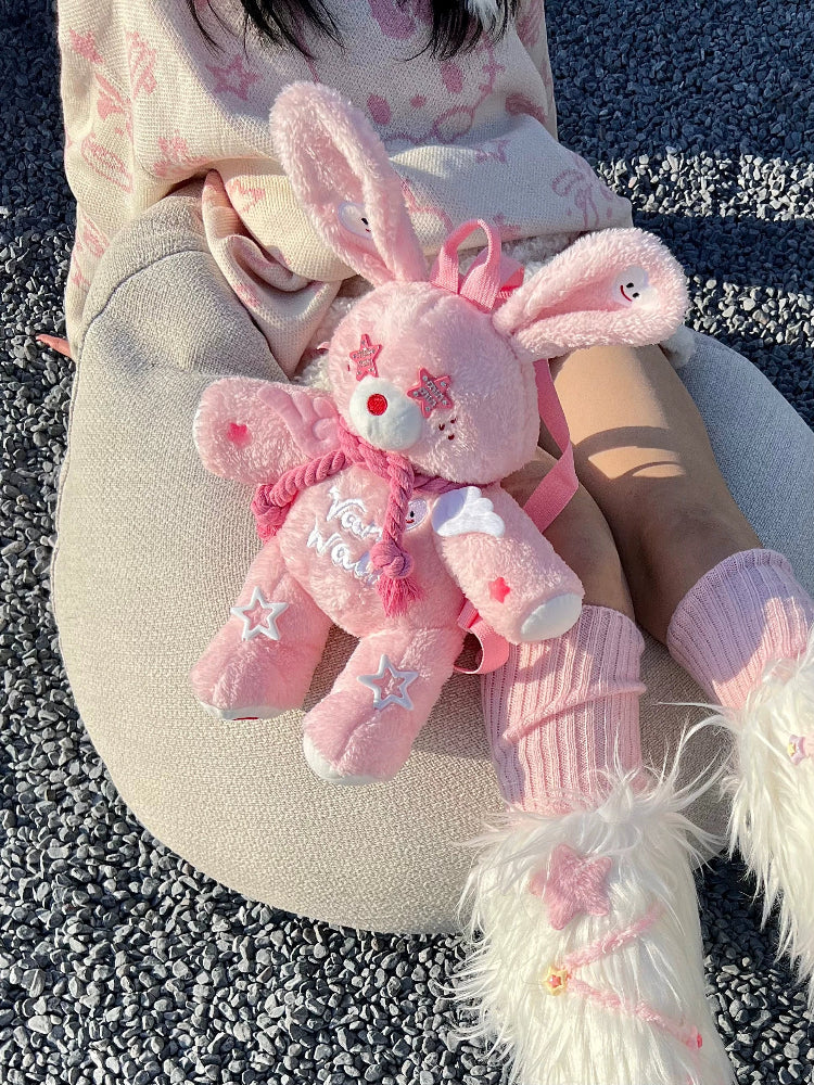 Pentagram Bunny Plush Backpacks-Edit-ntbhshop