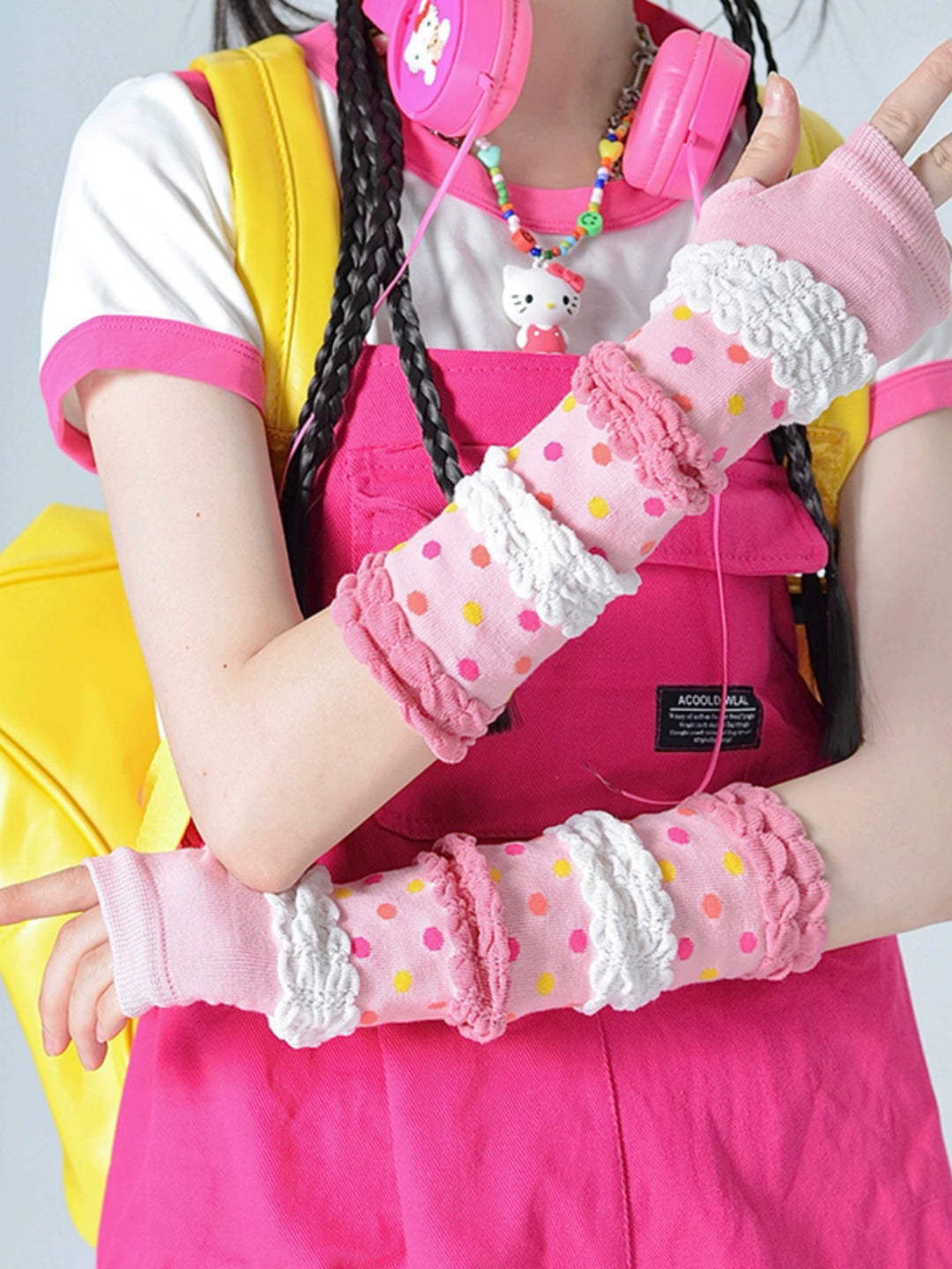 Bubble Pop Dopamine Y2K Arm Sleeves-ntbhshop