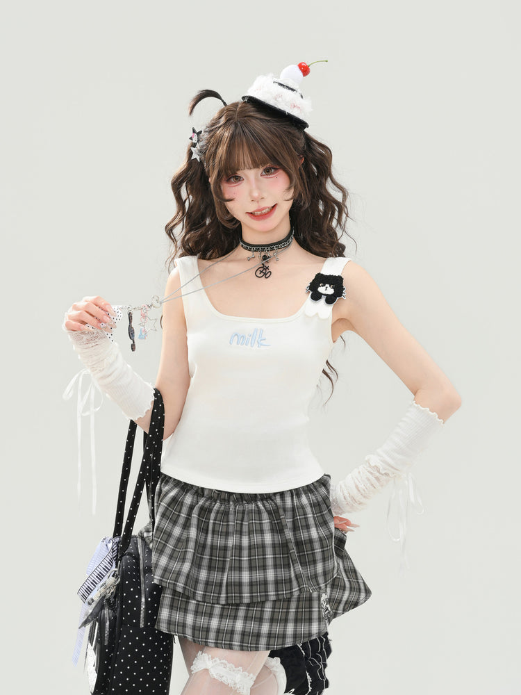 Milk Cat Bra Camisoles-Tops-ntbhshop