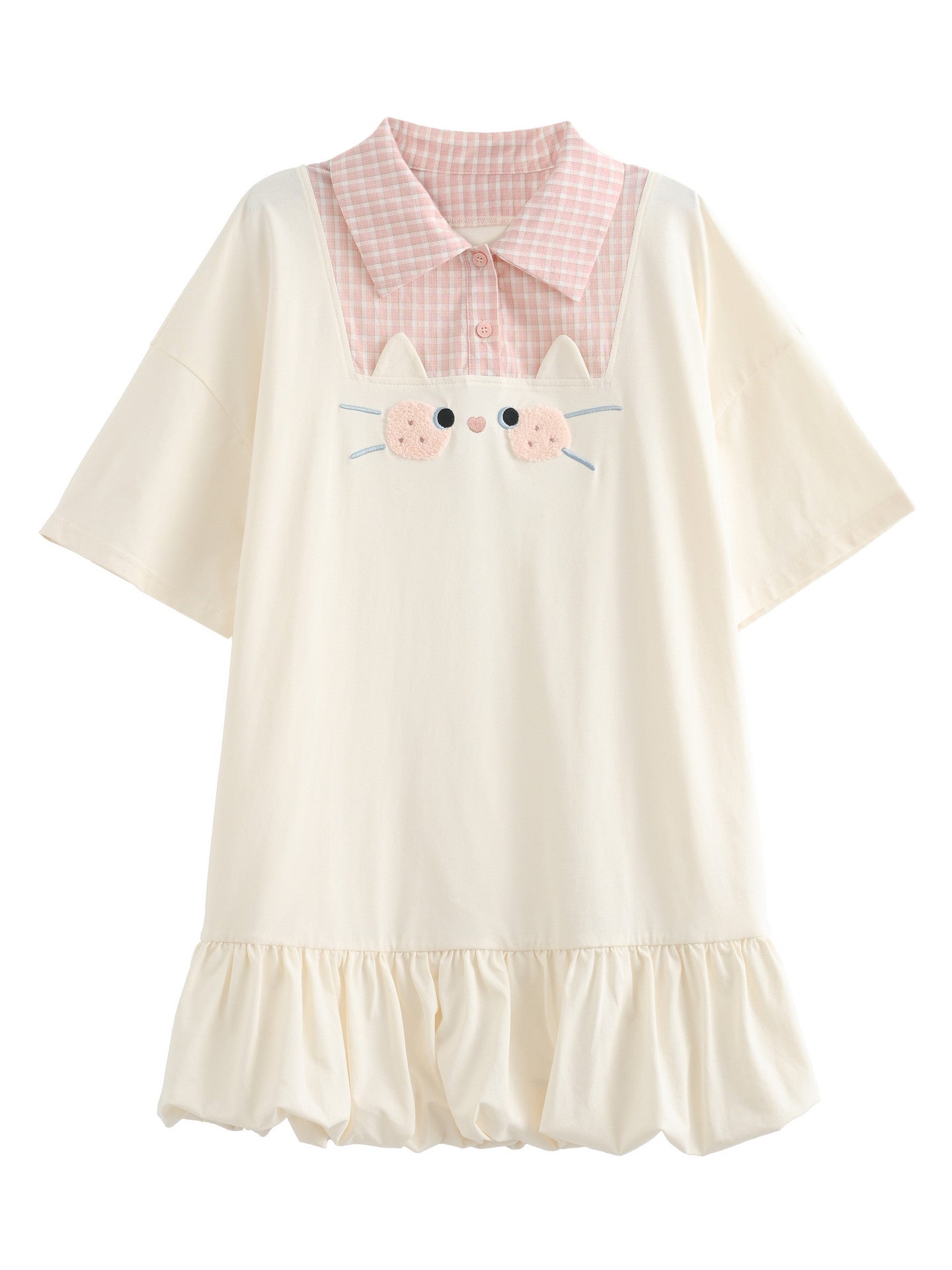 Cookie Cat Bubble Dress-Dresses-ntbhshop