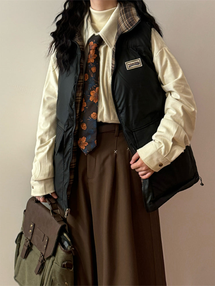 Wanderers Reversible Puffer Vests-ntbhshop