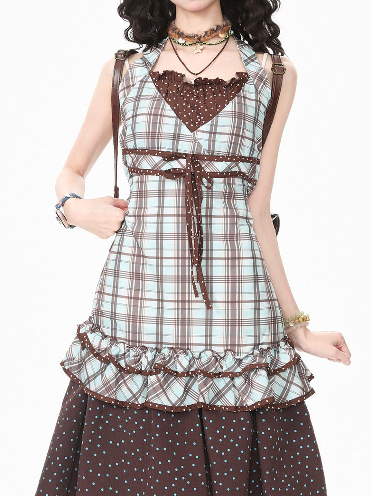 Choco Mint Cardigan, Blouse & Skirt-Sets-ntbhshop