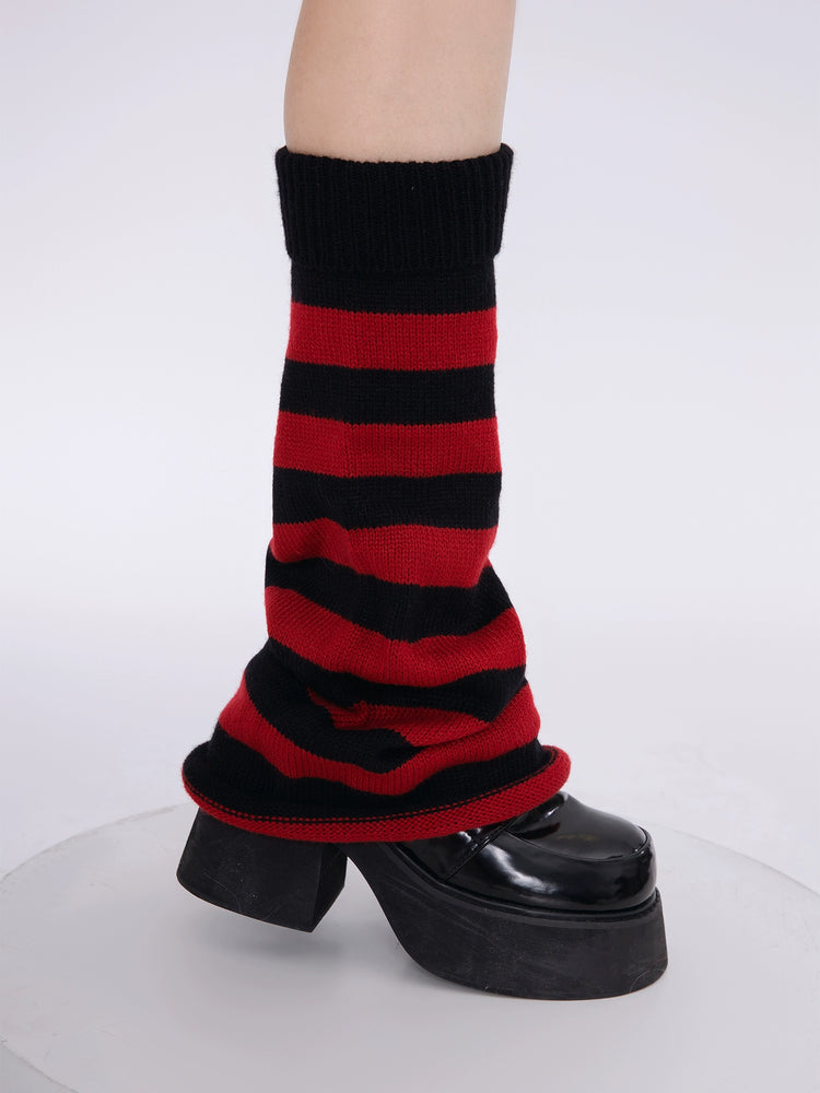 Tokyo Stripe Leg Warmers-ntbhshop