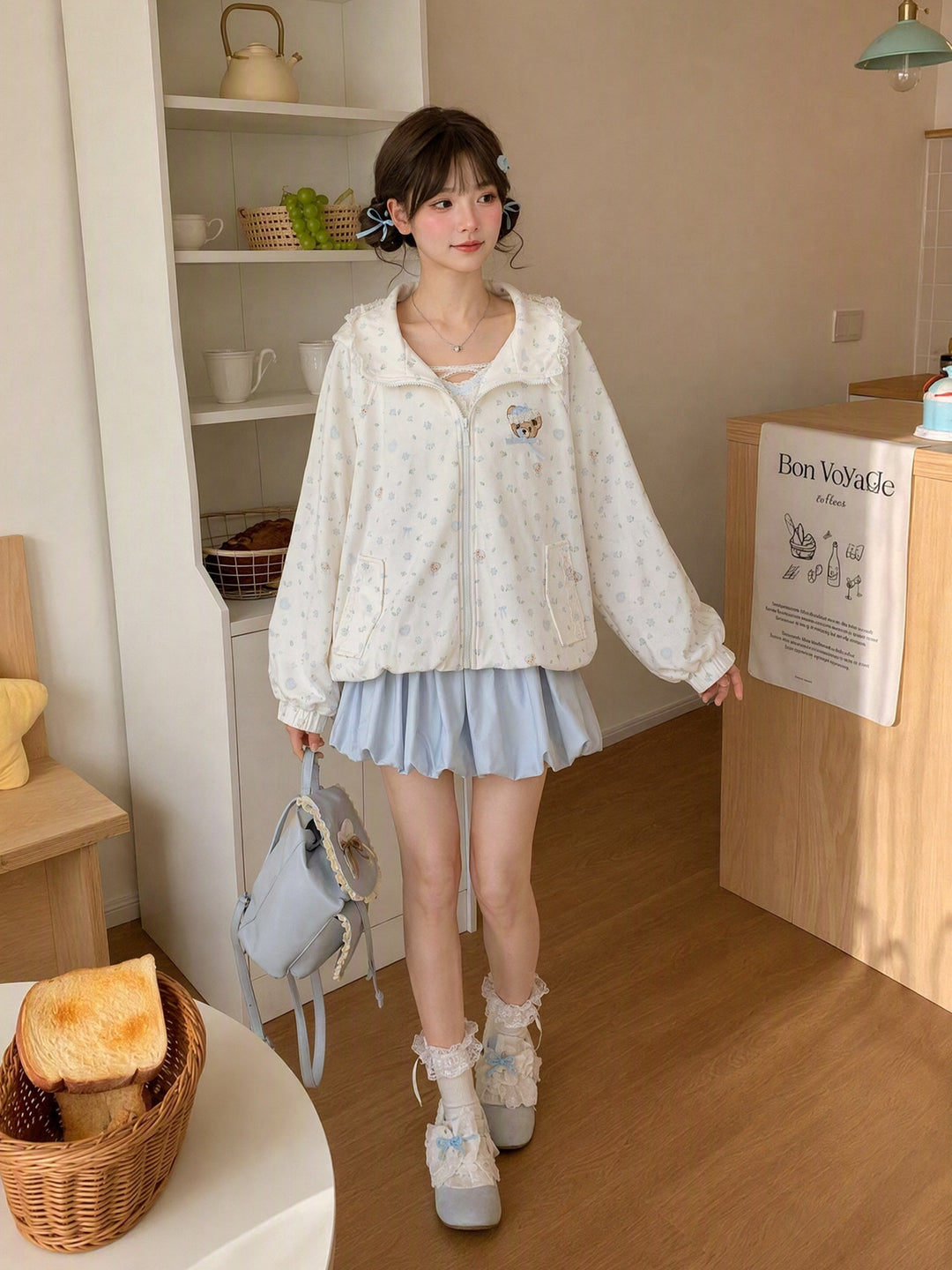 Teddy Garden Hooded Jacket