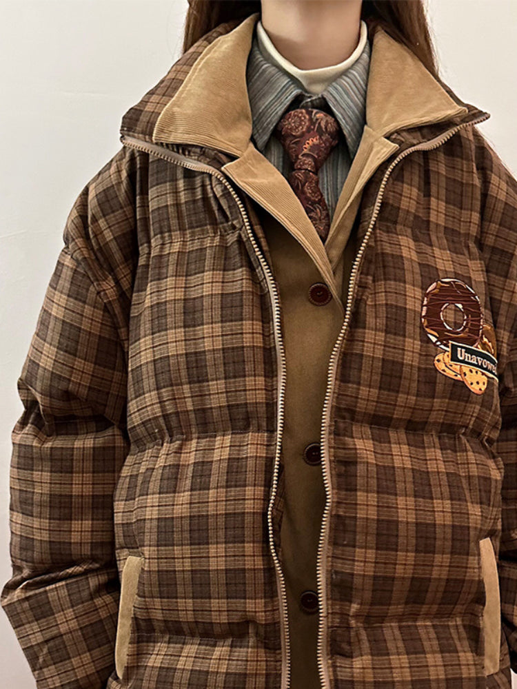 Bakery Plaid Bread Jackets-ntbhshop