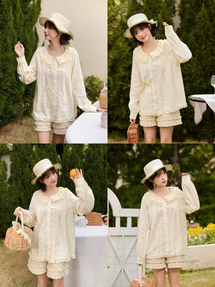 Dear Bambi Lace Blouse-Tops-ntbhshop