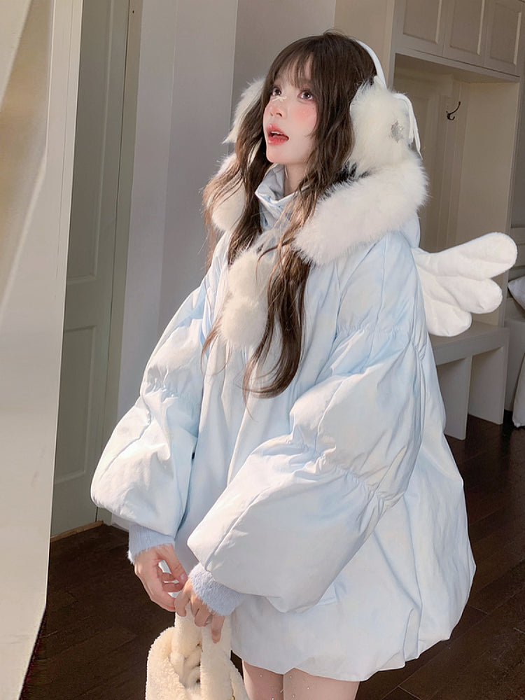 Cloudwish Angel Puffer Jackets-ntbhshop