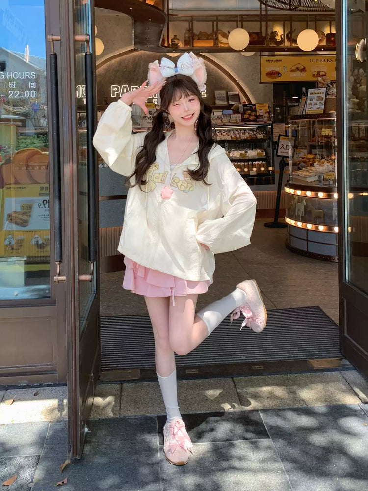 Bakery Bear Sun Jacket-Outerwear-ntbhshop