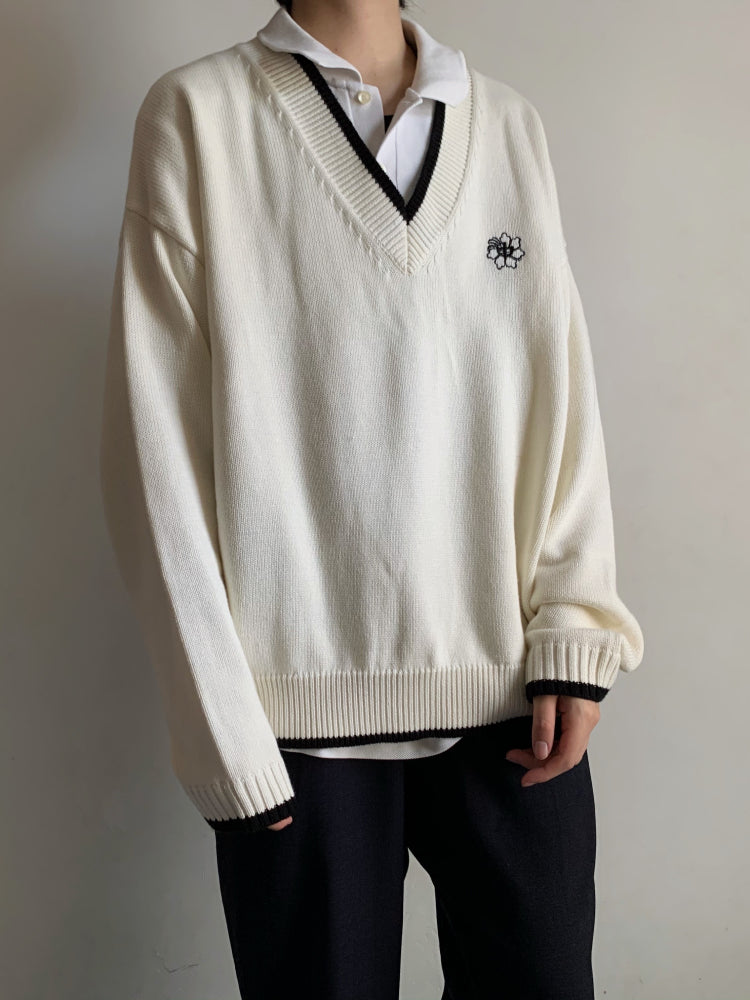 Haru JK DK Uniform Knit Sweaters-ntbhshop