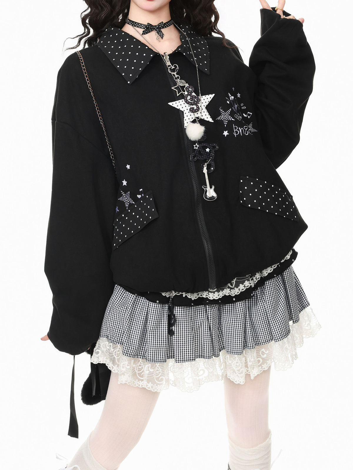 Whimsy Melody Reversible Jackets-Outerwear-ntbhshop