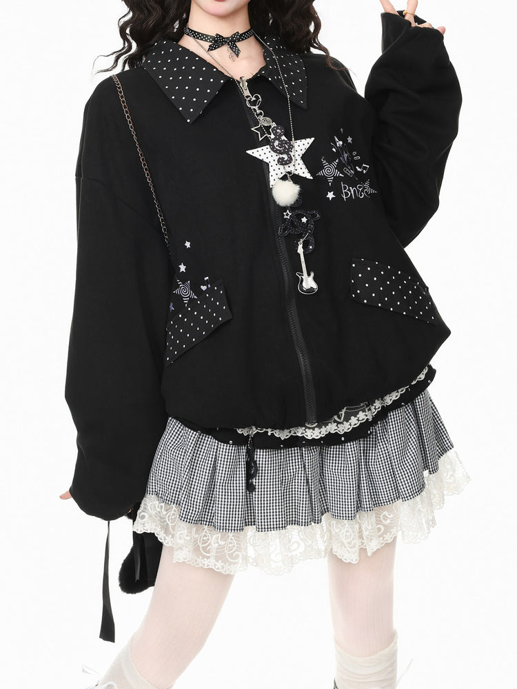 Whimsy Melody Reversible Jackets-Outerwear-ntbhshop