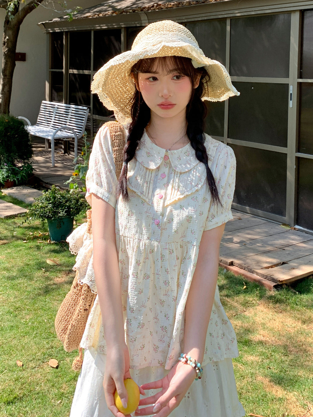 Butter Petal Babydoll Blouse-Tops-ntbhshop