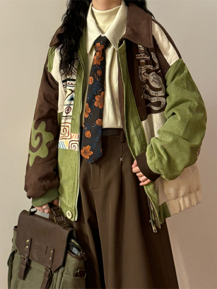 Nomad Trail Corduroy Suede Patch Jacket-ntbhshop