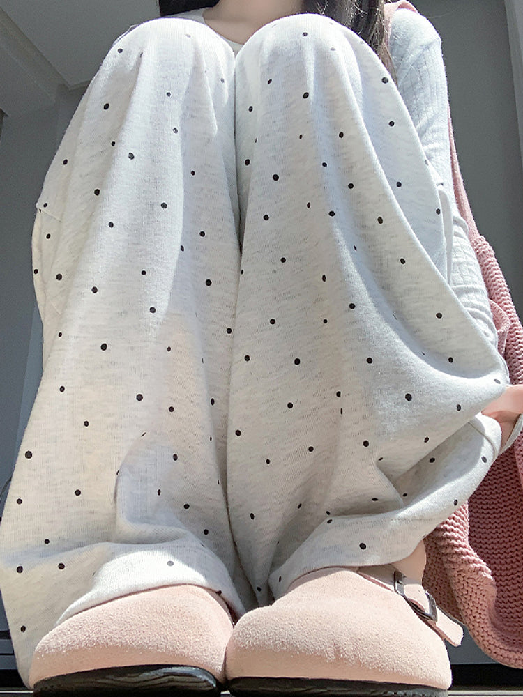 Milky Dot Cloud Lounge Pants-ntbhshop
