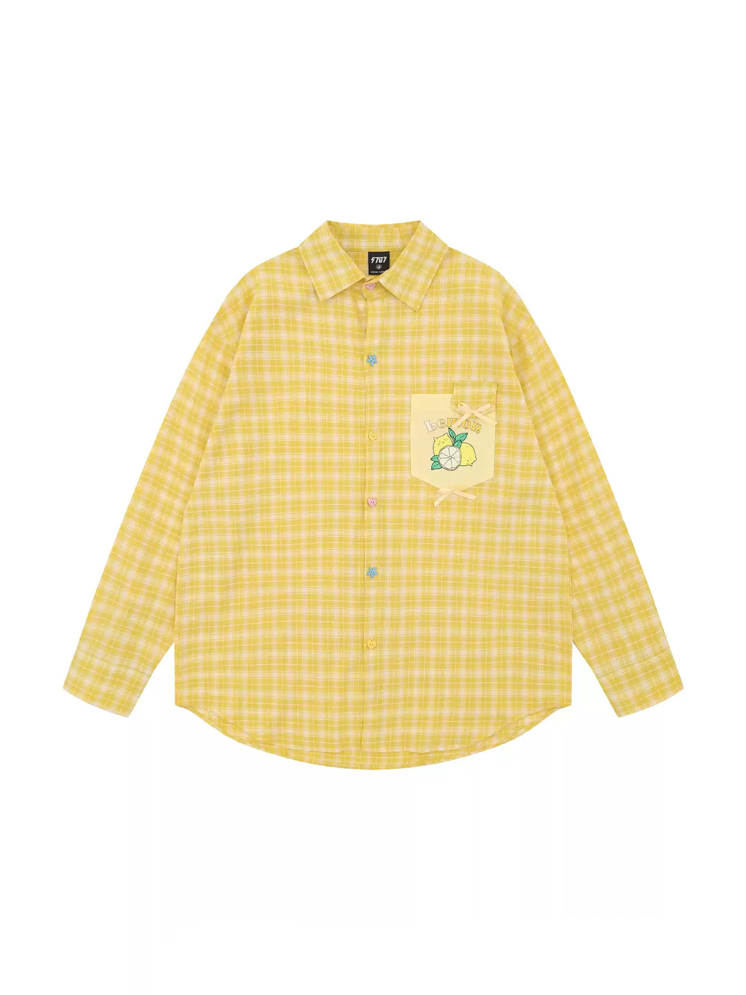 Fruit Pop Whimsy Plaid Shirts-Tops-ntbhshop
