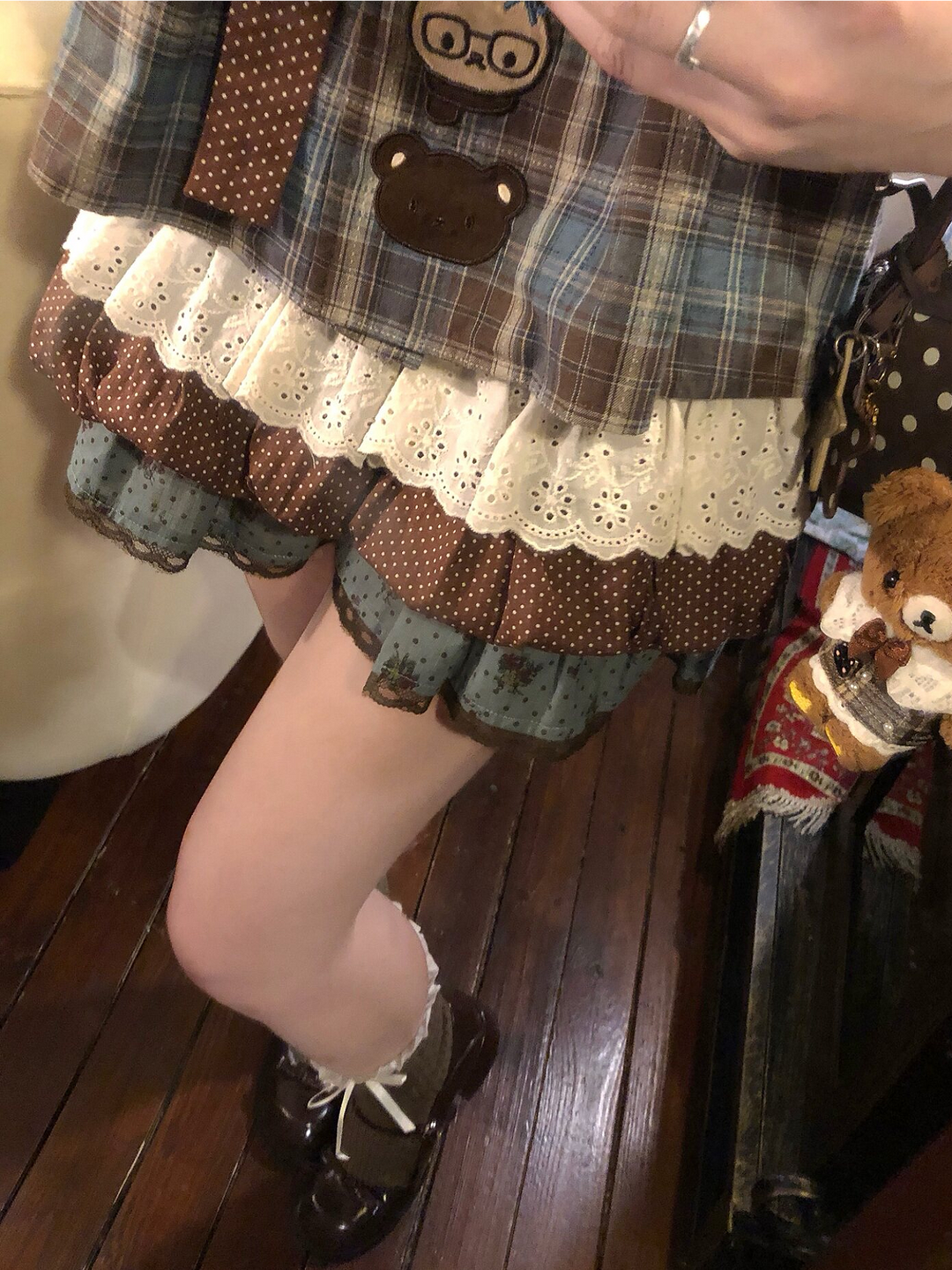 Cocoa Puff Cotton Skirt-Bottoms-ntbhshop