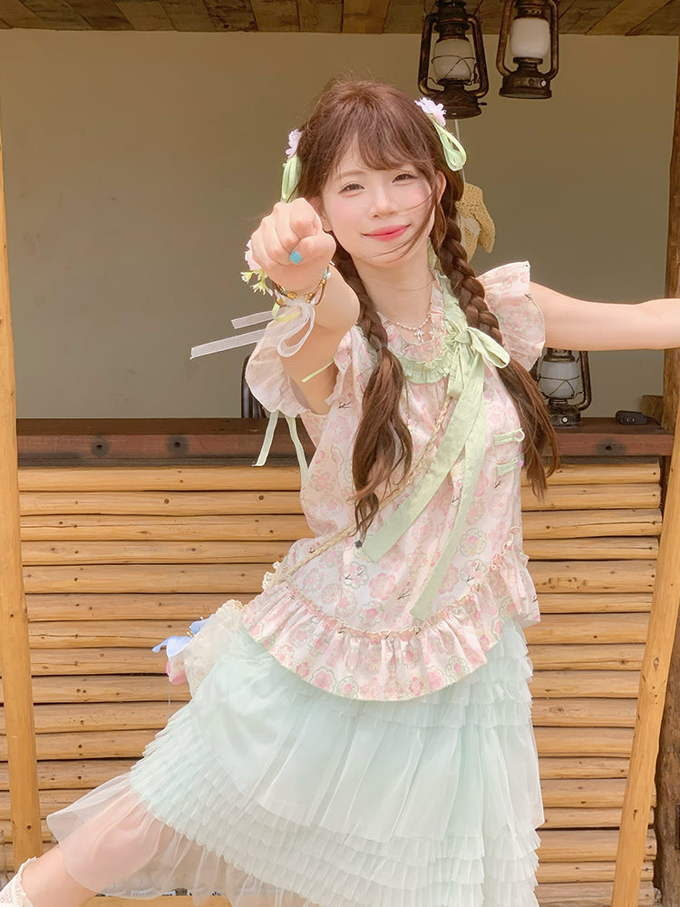 Guava Daydreams Fairy Top & Skirt-Sets-ntbhshop