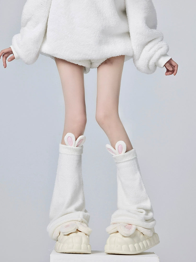 Bunny Ear Cloud Leg Warmers-ntbhshop