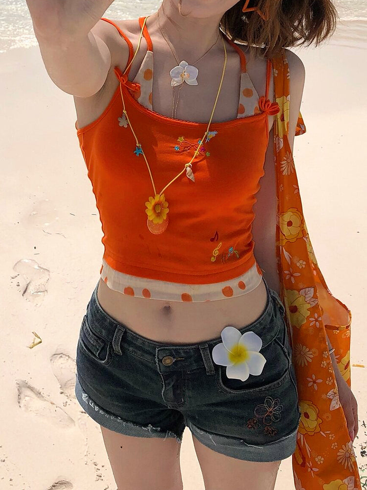 Candy Splash Dot Camis-Tops-ntbhshop